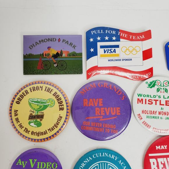 Vintage Pin Collection Gordy MGM Grand I Love Your Car God's Light Diamond Park - Picture 2 of 10